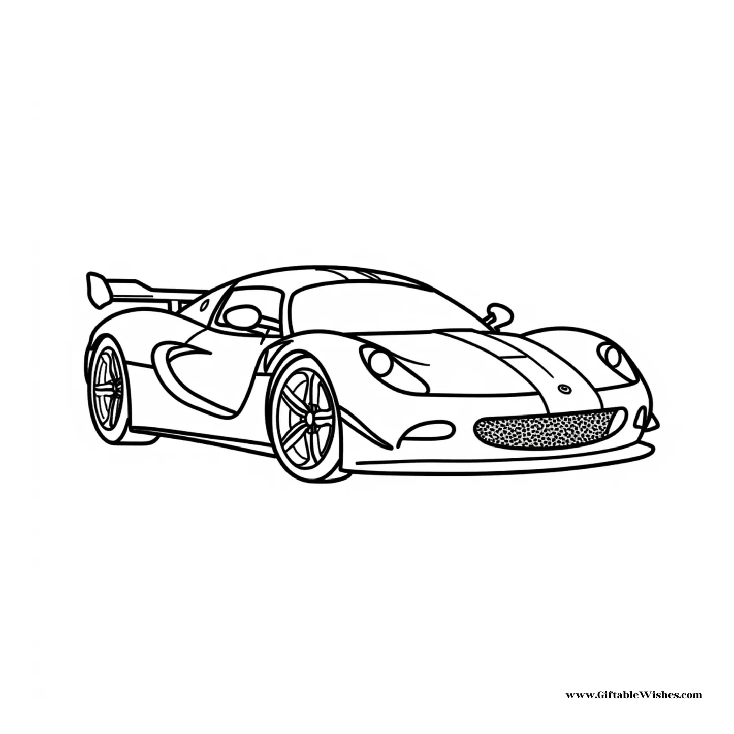 Cars Coloring Book: 100 Custom Sports Cars for Kids, Teens and Adults