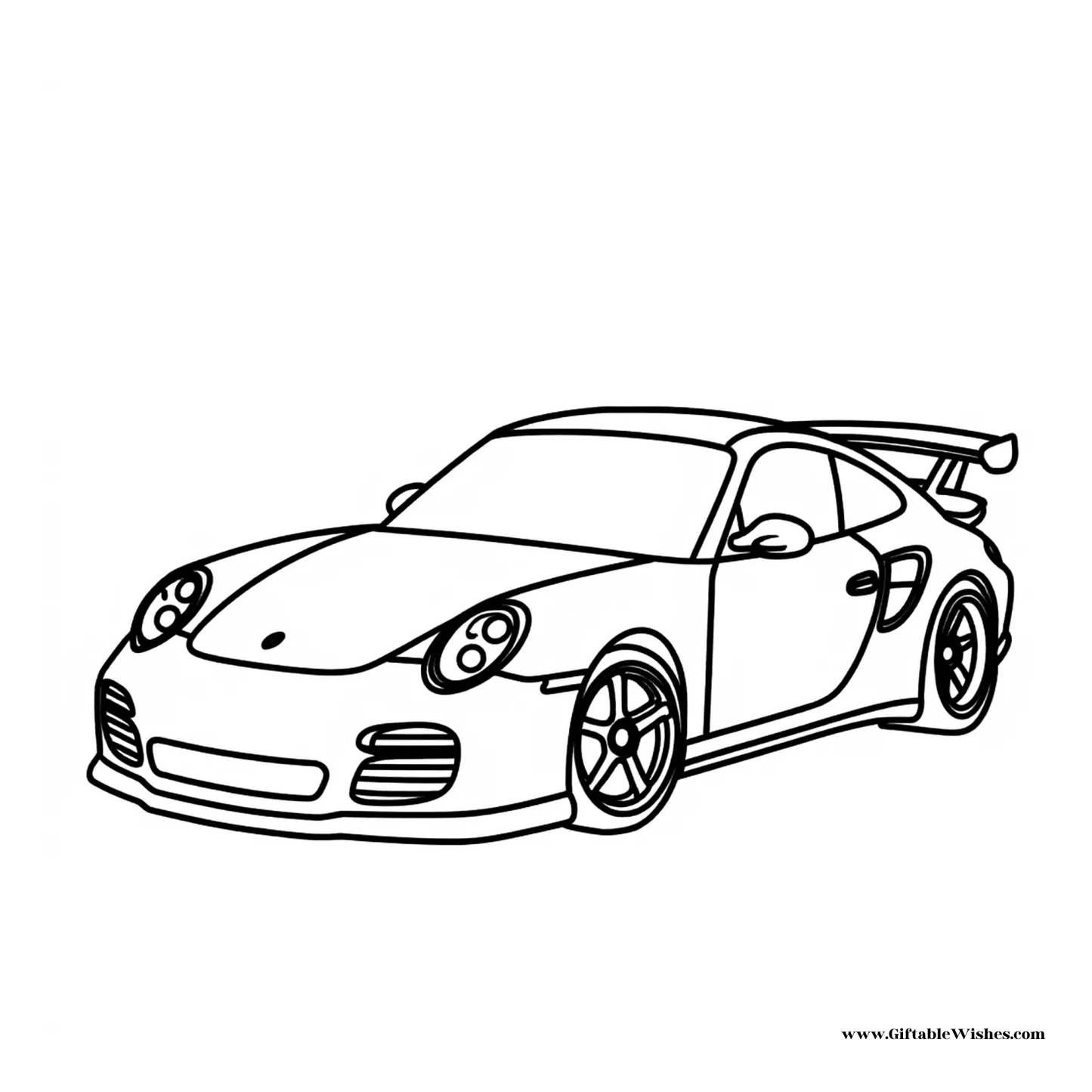 Cars Coloring Book: 100 Custom Sports Cars for Kids, Teens and Adults