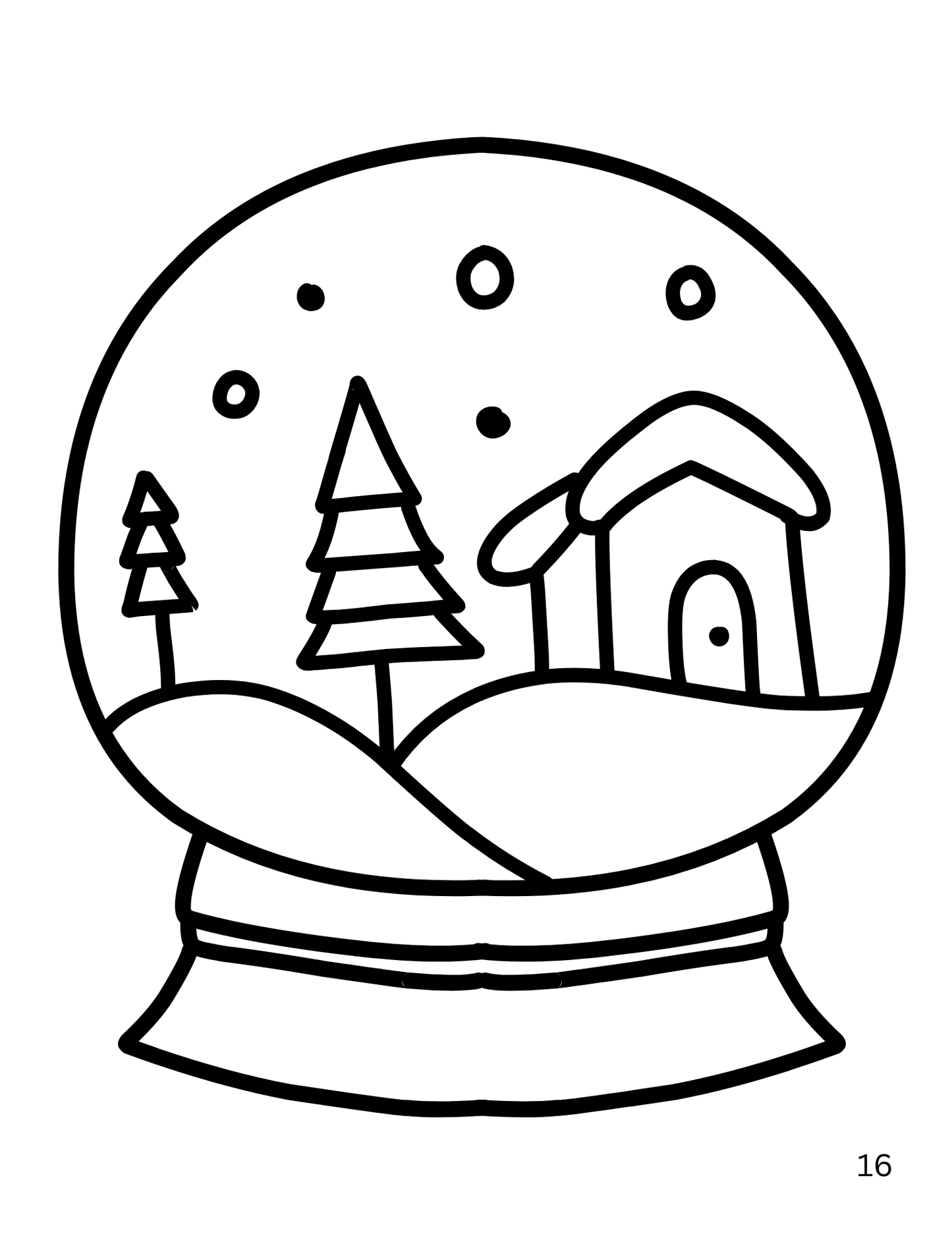 Christmas Coloring Book -  26 Coloring Pages