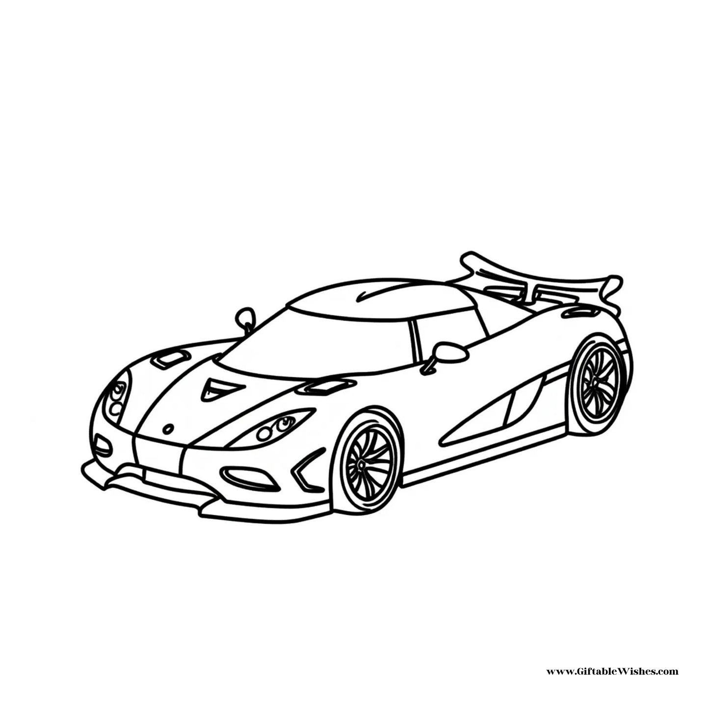 Cars Coloring Book: 100 Custom Sports Cars for Kids, Teens and Adults