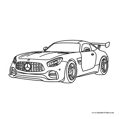 Cars Coloring Book: 100 Custom Sports Cars for Kids, Teens and Adults