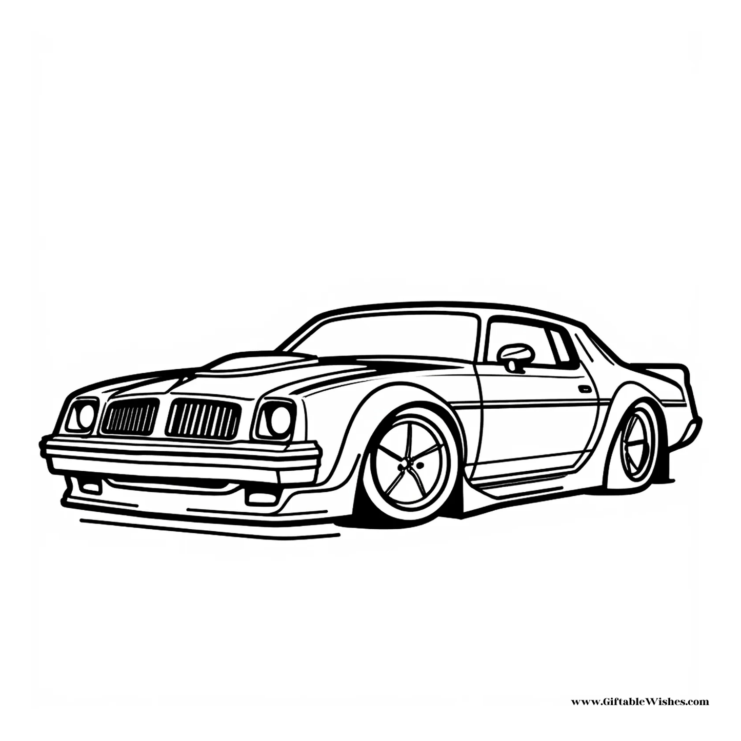 Cars Coloring Book: 100 Custom Sports Cars for Kids, Teens and Adults